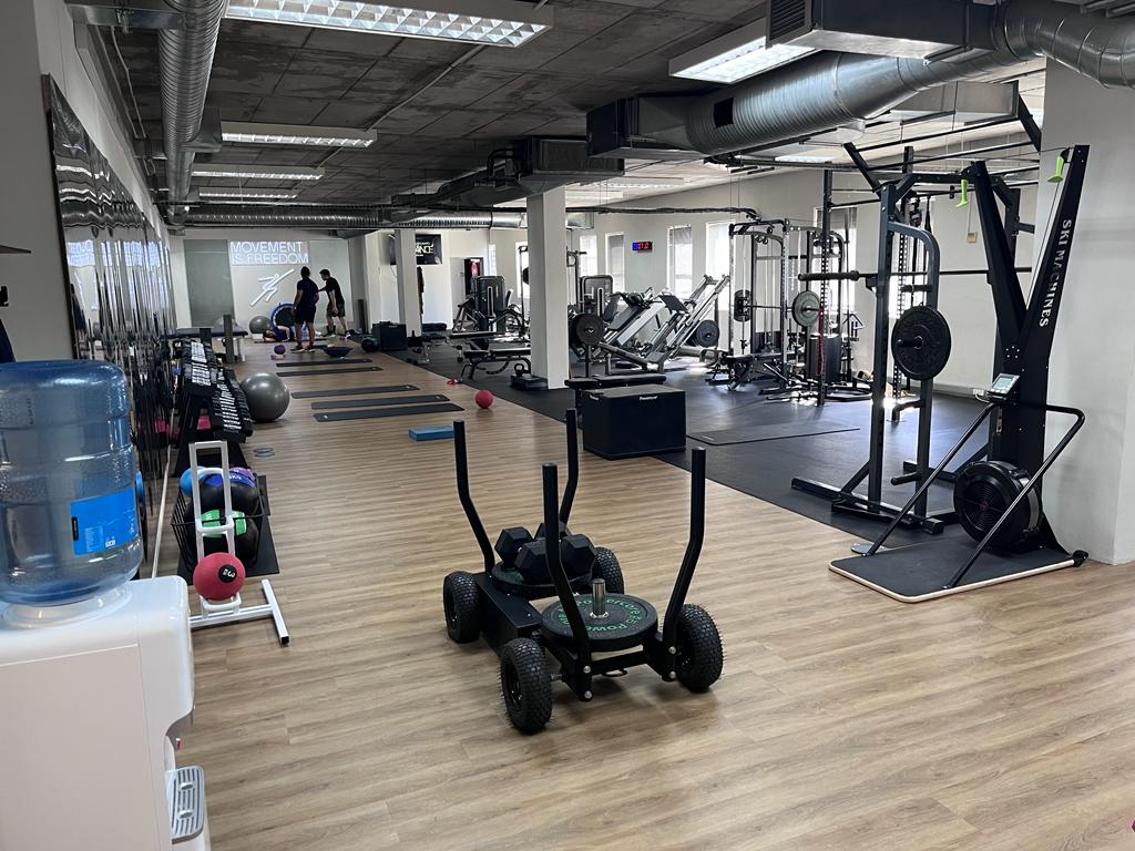 Rehabilitation and training space at the practice