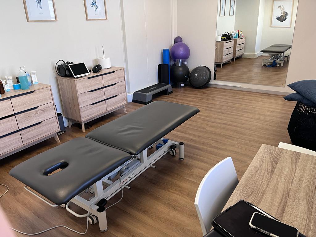 A treatment room at the practice