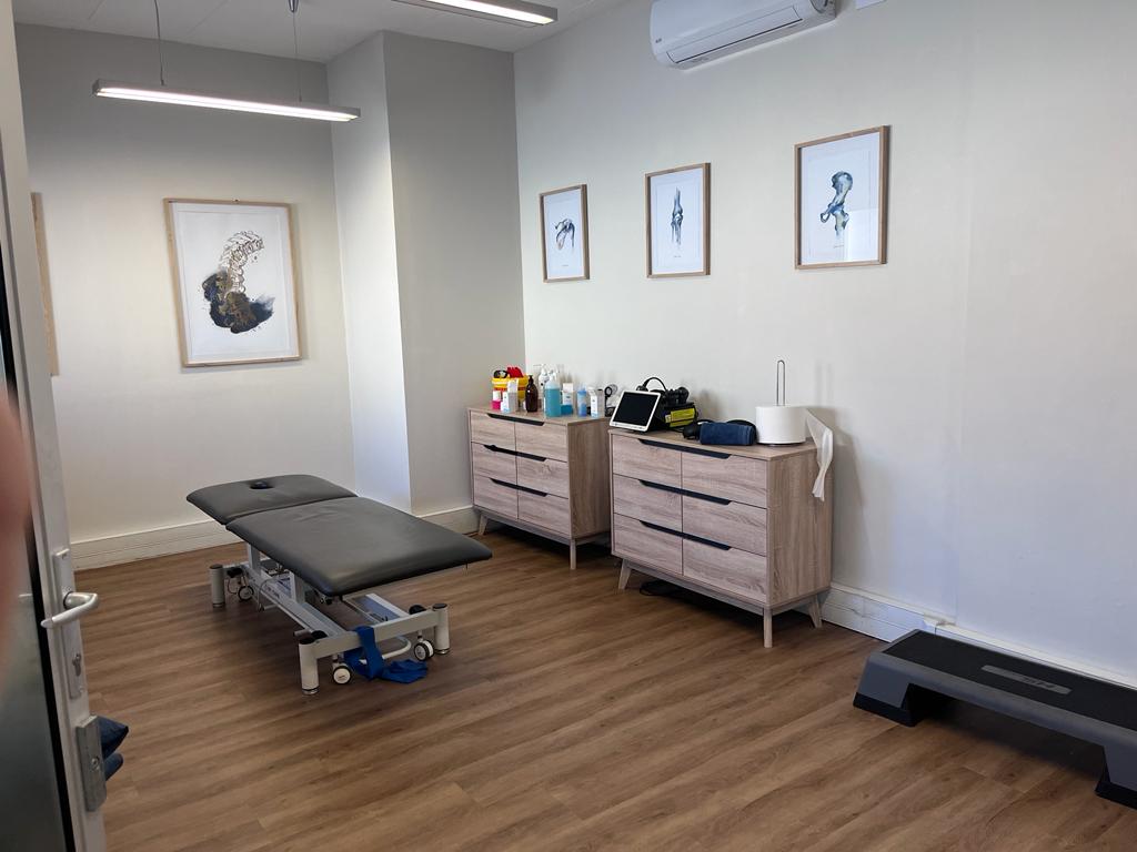 A treatment room at the practice